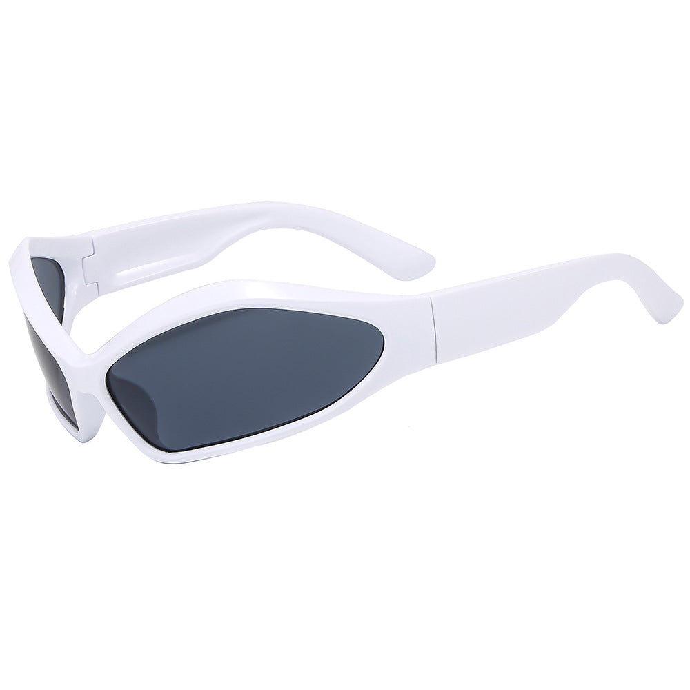 Wholesale Y2K Personalized Oval Color Matching PC Sunglasses